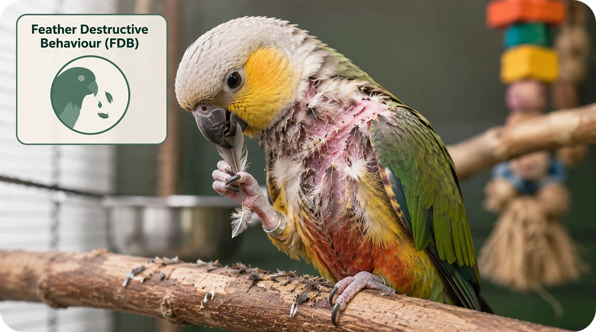Feather Destructive Behaviour